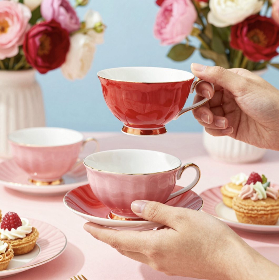 A cup handed from one woman to another